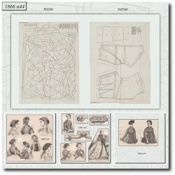 1866 N°44 Sewing patterns...