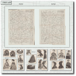 1866 N°49 Sewing patterns...