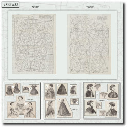 1866 N°52 Sewing patterns...