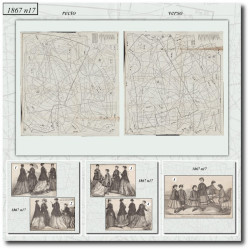 1867 N°17 Patrons  La mode...