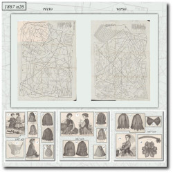 1867 N°26 Patrons  La mode...