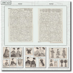 1867 N°31 Patrons  La mode...