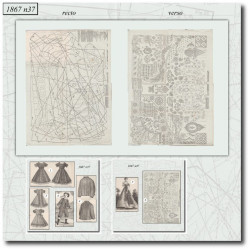 1867 N°37 Patrons  La mode...