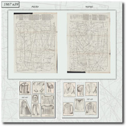 1867 N°39 Patrons  La mode...