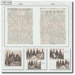 1867 N°43 Patrons  La mode...