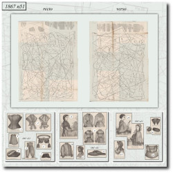 1867 N°51 Patrons  La mode...