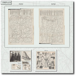 1869 N°14 Sewing patterns...