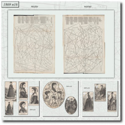 1869 N°16 Sewing patterns...