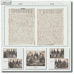 1869 N°18 Sewing patterns...