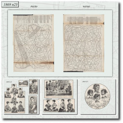 1869 N°25 Sewing patterns...