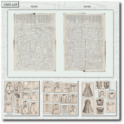1869 N°38 Sewing patterns...