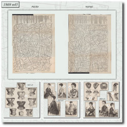1869 N°45 Sewing patterns...