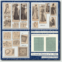 1900 N°31 Sewing patterns...