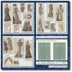 1902 N°11 Sewing patterns...