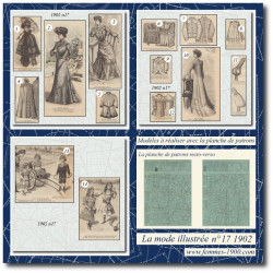 1902 N°17 Sewing patterns...