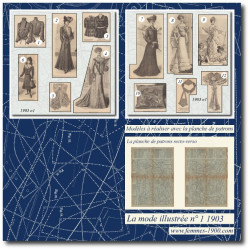 1903 N°1 Patrons A4 La mode...