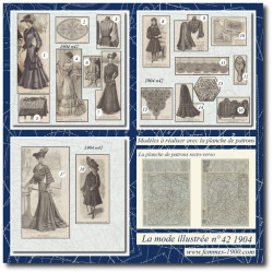 1904 N°42 Sewing patterns...