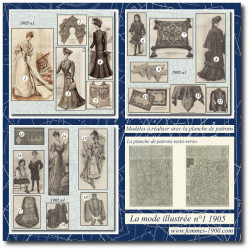 1905 N°1 Patrons A4 La mode...