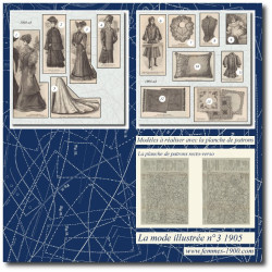 1905 N°3 Sewing patterns A4...
