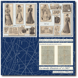 1907 N°4 Sewing patterns A4...