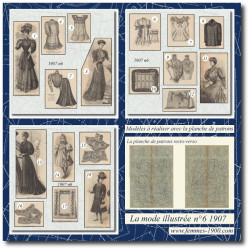 1907 N°6 Sewing patterns A4...