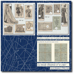 1907 N°9 Sewing patterns A4...