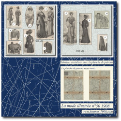 1908 N°50 Sewing patterns...