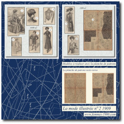 1909 N°2 Patrons A4 La mode...