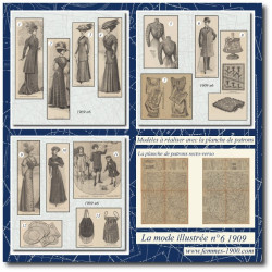 1909 N°6 Sewing patterns A4...
