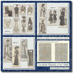 1909 N°41 Sewing patterns...
