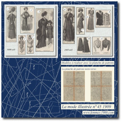 1909 N°45 Sewing patterns...