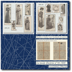 1909 N°50 Sewing patterns...