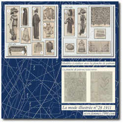 1911 N°28 Sewing patterns...