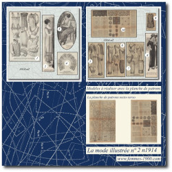 1914 N°2 Patrons A4 La mode...