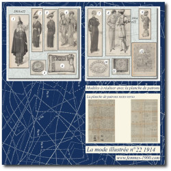 1914 N°22 Sewing patterns...