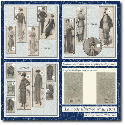 1914 N°30 Sewing patterns...