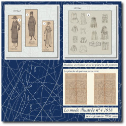 1918 N°4 Sewing patterns A4...
