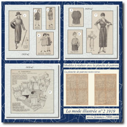 1919 N°2 Patrons A4 La mode...