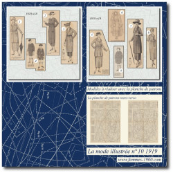 1919 N°10 Sewing patterns...