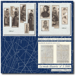 1880 N°3 Patrons A4 La mode...