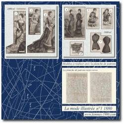 1880 N°1 Patrons A4 La mode...