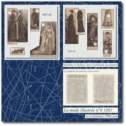 1881 N°8 Patrons A4 La mode...