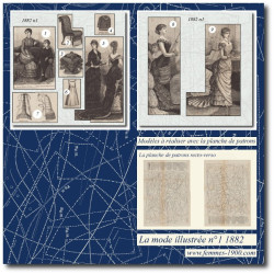 1882 N°1 Patrons A4 La mode...