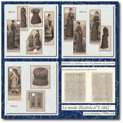 1882 N°3 Patrons A4 La mode...