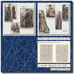 1882 N°6 Patrons A4 La mode...