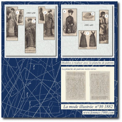 1882 N°30 Sewing patterns...