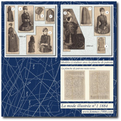 1884 N°1 Patrons A4 La mode...