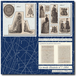 1884 N°7 Patrons A4 La mode...
