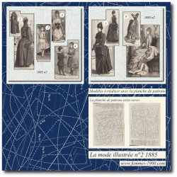 1885 N°2 Patrons A4 La mode...