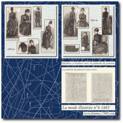 1885 N°6 Patrons A4 La mode...